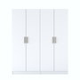 Hanah Home Armario Blanco con Estanterías Personalizables